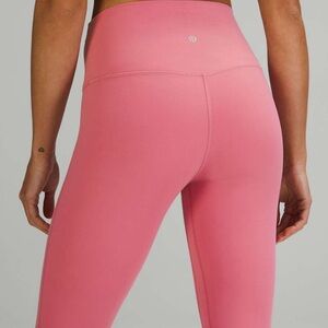 lululemon pink blossom align leggings